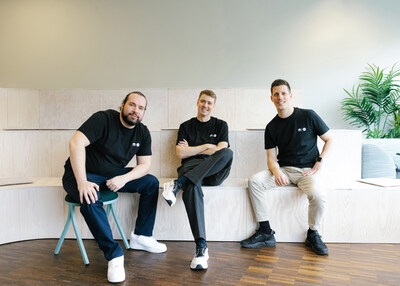 StackFuel Co-Founder and CTO, Stefan Berntheisel; Multiverse Founder and CEO, Euan Blair; StackFuel Co-Founder and CEO, Leo Marose 