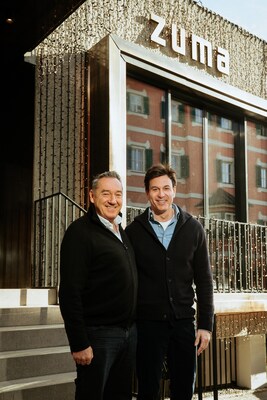 Sven Koch, CEO of Azumi Ltd., and Toto Wolff, Team Principal and CEO, Mercedes-AMG PETRONAS F1 Team